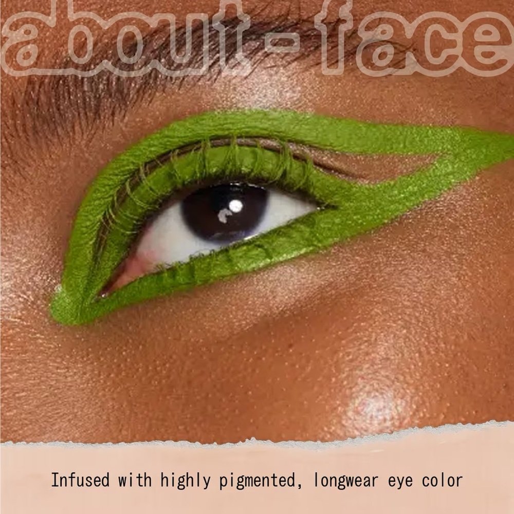 About Face $17msrp Vertigo Flowers Matte Fluid Eye Paint